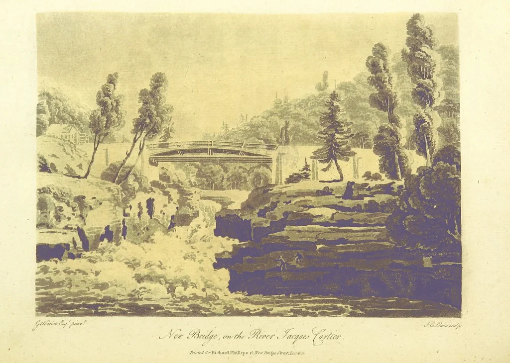 An illustration from Travels through the Canadas, ... to which is subjoined a comparative view of the manners and customs of several of the Indian nations of North and South America, etc, 1807, leaf 154