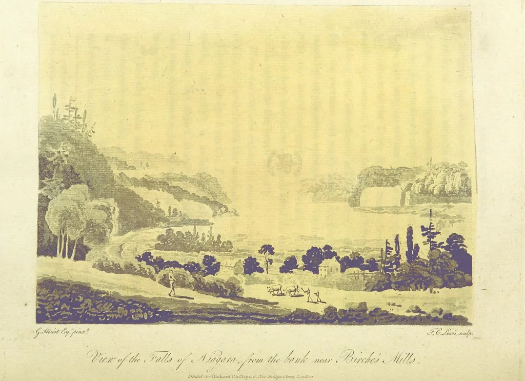 An illustration from Travels through the Canadas, ... to which is subjoined a comparative view of the manners and customs of several of the Indian nations of North and South America, etc, 1807, leaf 224