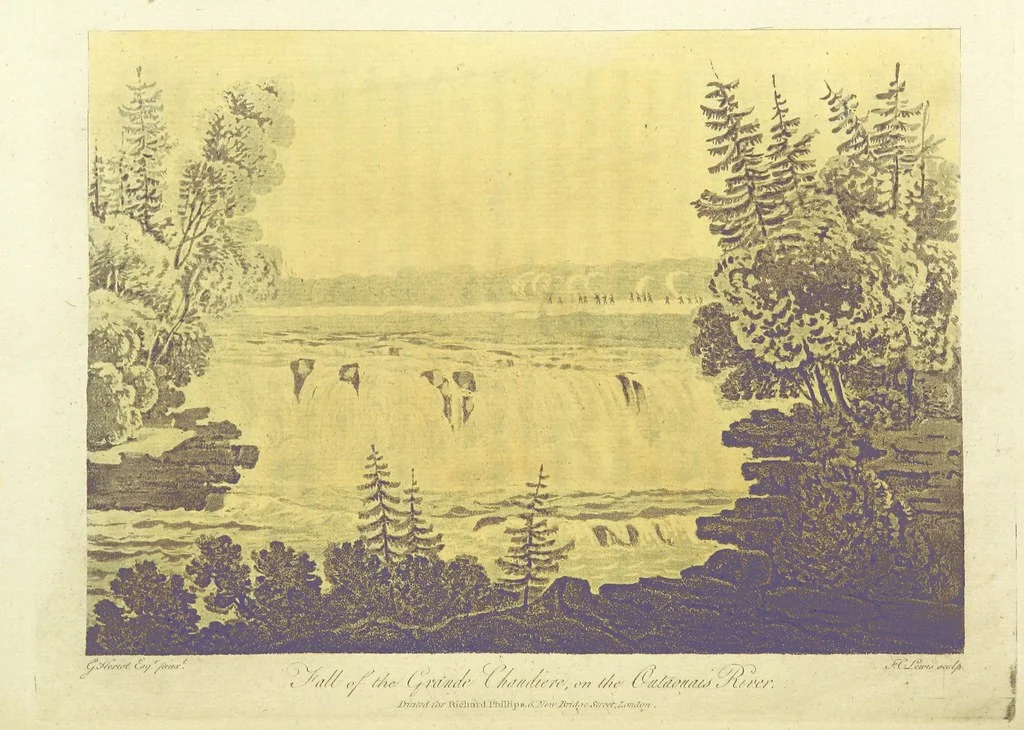 An illustration from Travels through the Canadas, ... to which is subjoined a comparative view of the manners and customs of several of the Indian nations of North and South America, etc, 1807, leaf 304