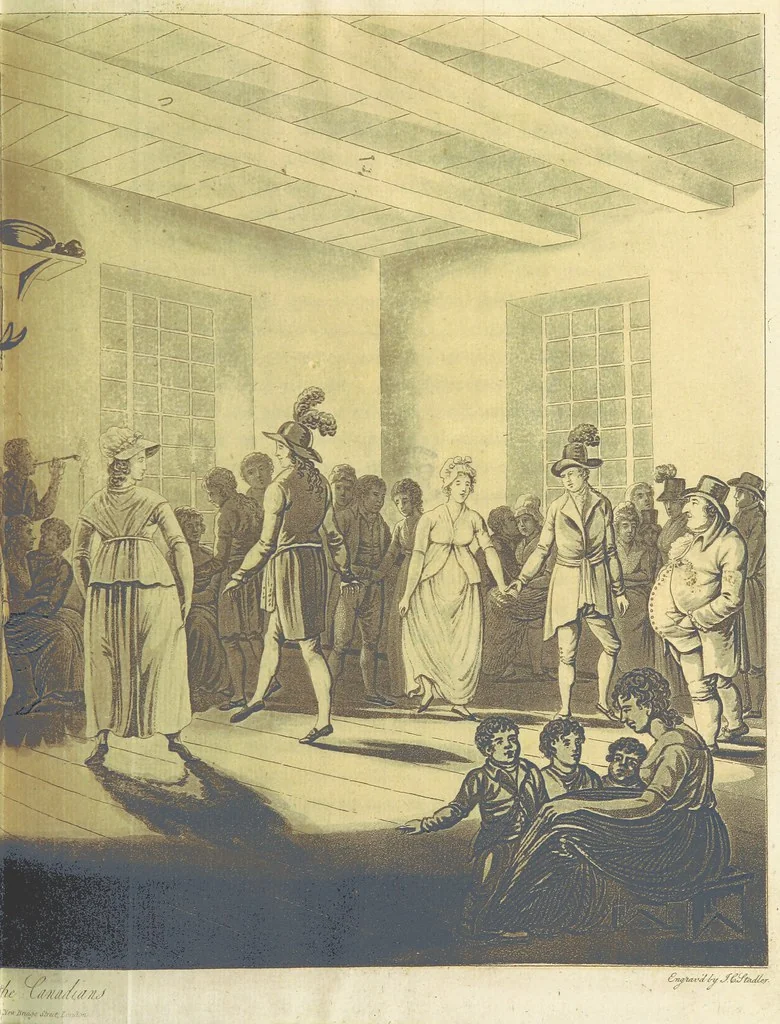 An illustration from Travels through the Canadas, ... to which is subjoined a comparative view of the manners and customs of several of the Indian nations of North and South America, etc, 1807, leaf 331