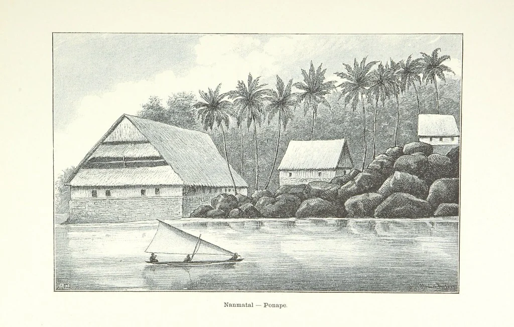 An illustration from Südsee-Erinnerungen (1875-1880). Mit einem einleitenden Vorwort von Dr. O. Finsch, 1883, leaf 76
