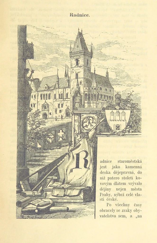 An illustration from Malebné cesty po Praze, 1866, leaf 11