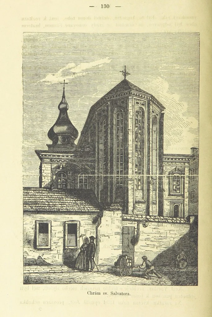 An illustration from Malebné cesty po Praze, 1866, leaf 144