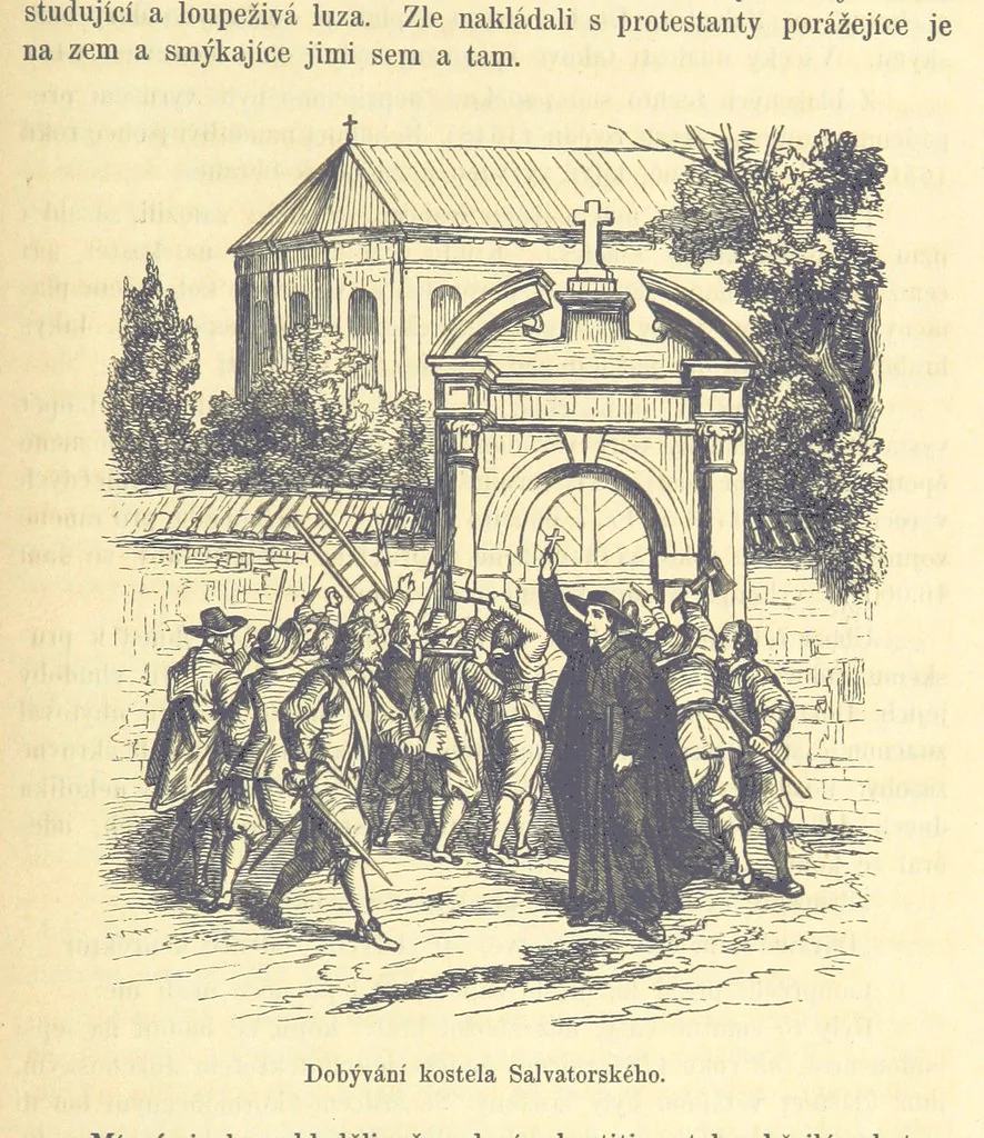 An illustration from Malebné cesty po Praze, 1866, leaf 155