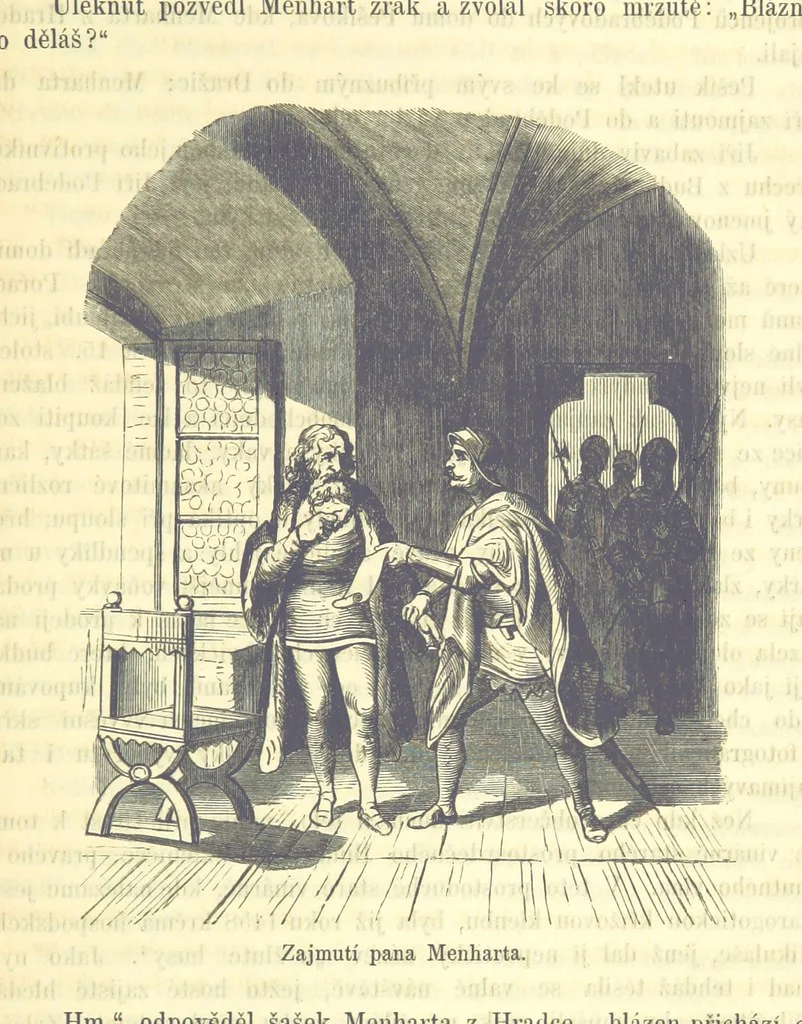 An illustration from Malebné cesty po Praze, 1866, leaf 185