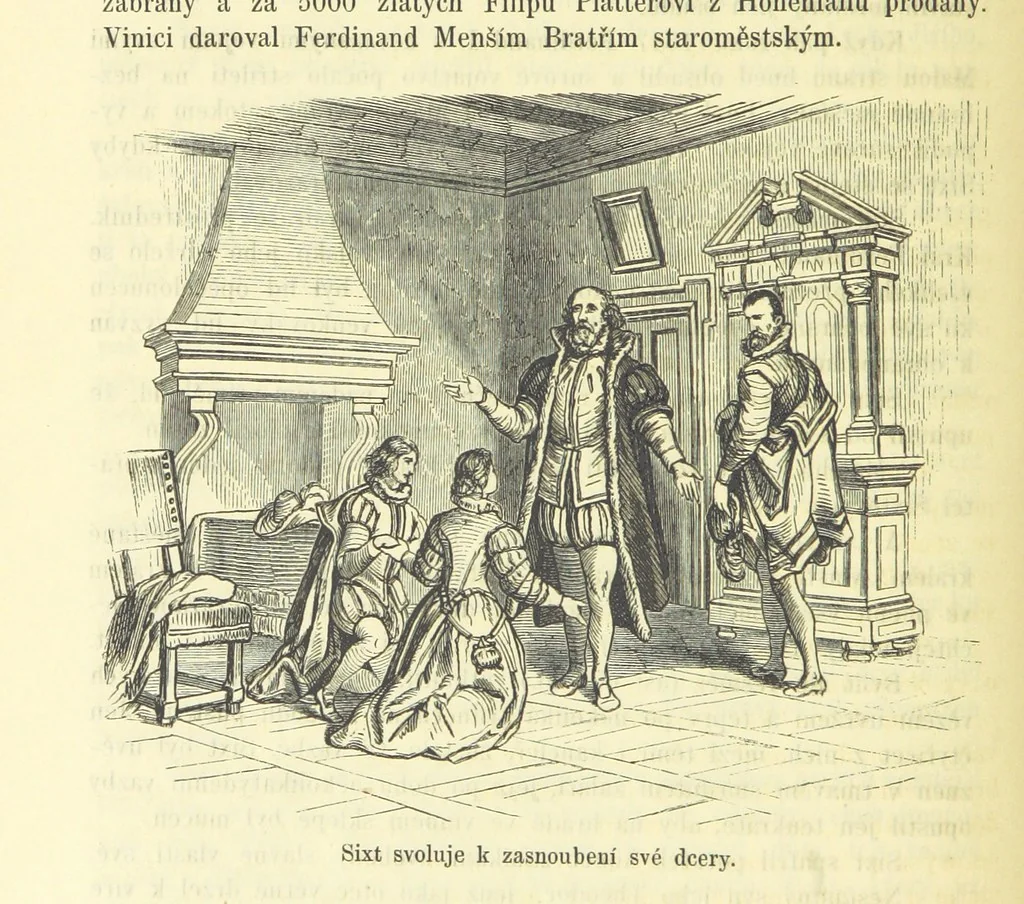 An illustration from Malebné cesty po Praze, 1866, leaf 194