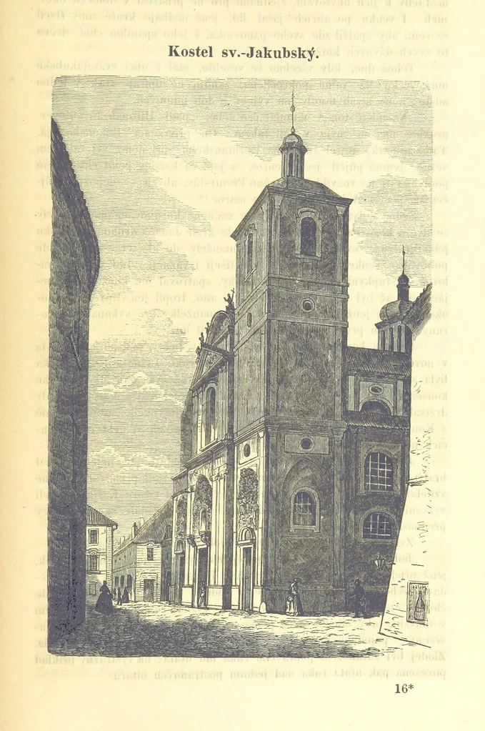 An illustration from Malebné cesty po Praze, 1866, leaf 261