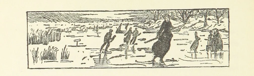 An illustration from Among the Heather. New edition, 1891, leaf 296