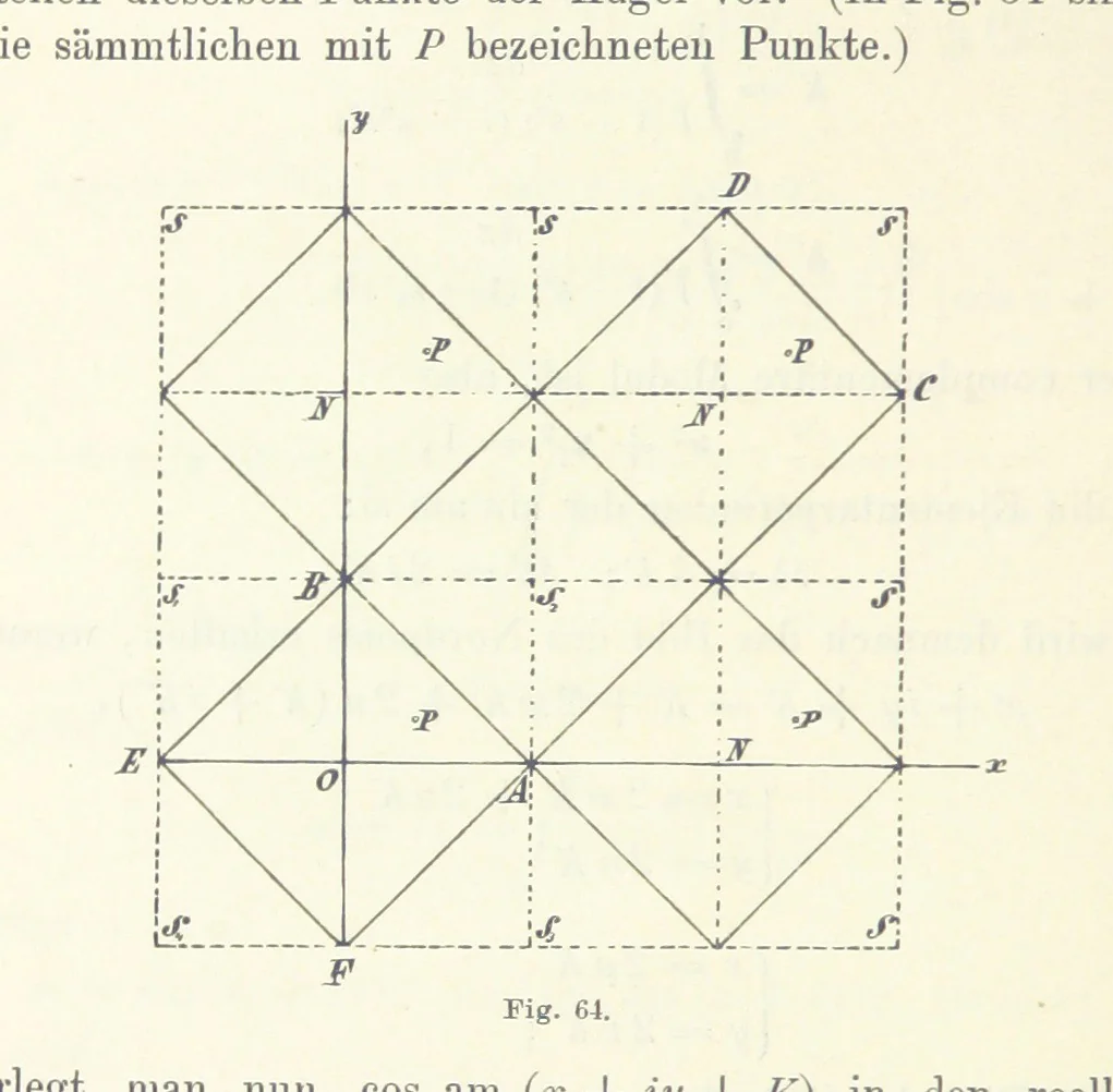 An illustration from Lehrbuch der Landkartenprojektionen, 1885, leaf 292