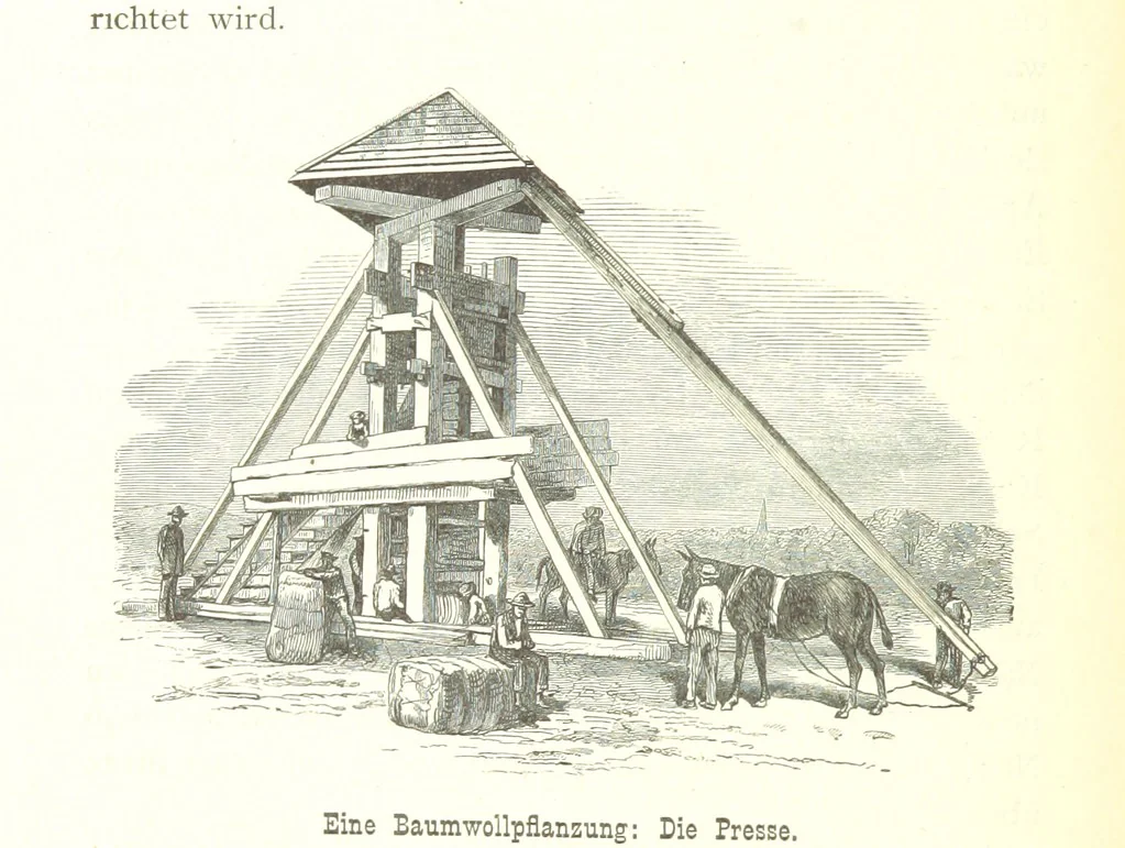 An illustration from Mississippi-Fahrten. Reisebilder aus dem amerikanischen Süden, 1879-1880, 1881, leaf 162