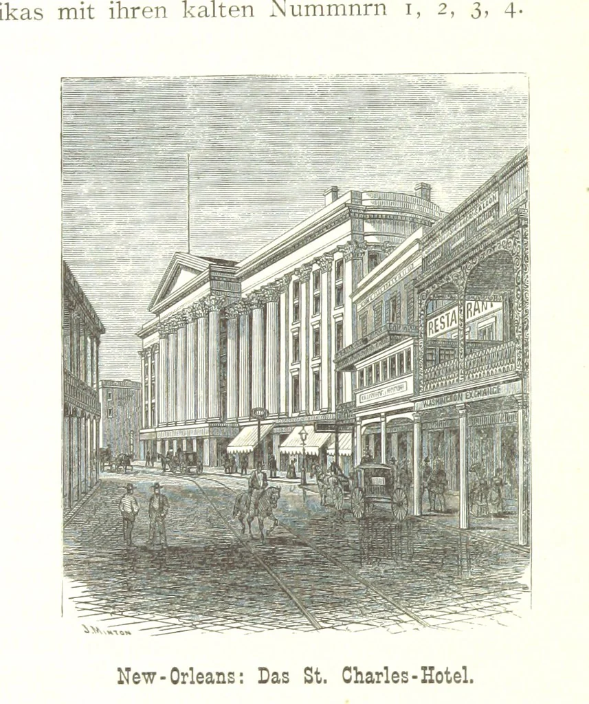 An illustration from Mississippi-Fahrten. Reisebilder aus dem amerikanischen Süden, 1879-1880, 1881, leaf 218