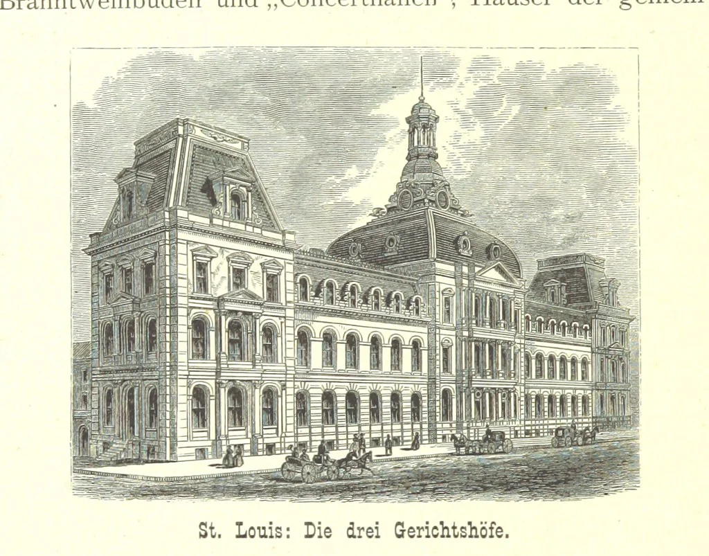 An illustration from Mississippi-Fahrten. Reisebilder aus dem amerikanischen Süden, 1879-1880, 1881, leaf 24
