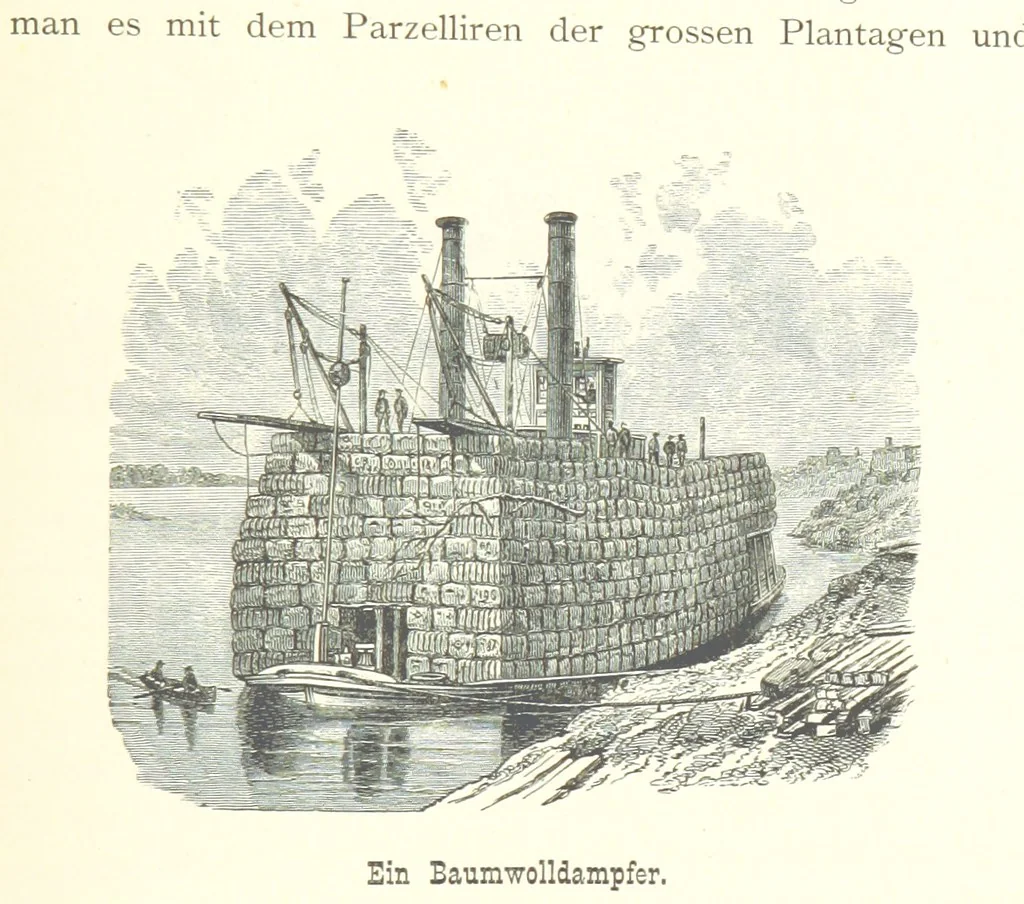 An illustration from Mississippi-Fahrten. Reisebilder aus dem amerikanischen Süden, 1879-1880, 1881, leaf 299
