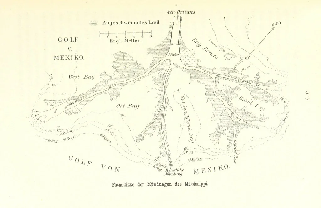 An illustration from Mississippi-Fahrten. Reisebilder aus dem amerikanischen Süden, 1879-1880, 1881, leaf 329