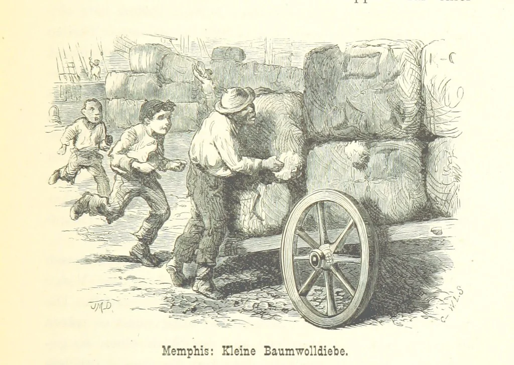 An illustration from Mississippi-Fahrten. Reisebilder aus dem amerikanischen Süden, 1879-1880, 1881, leaf 67