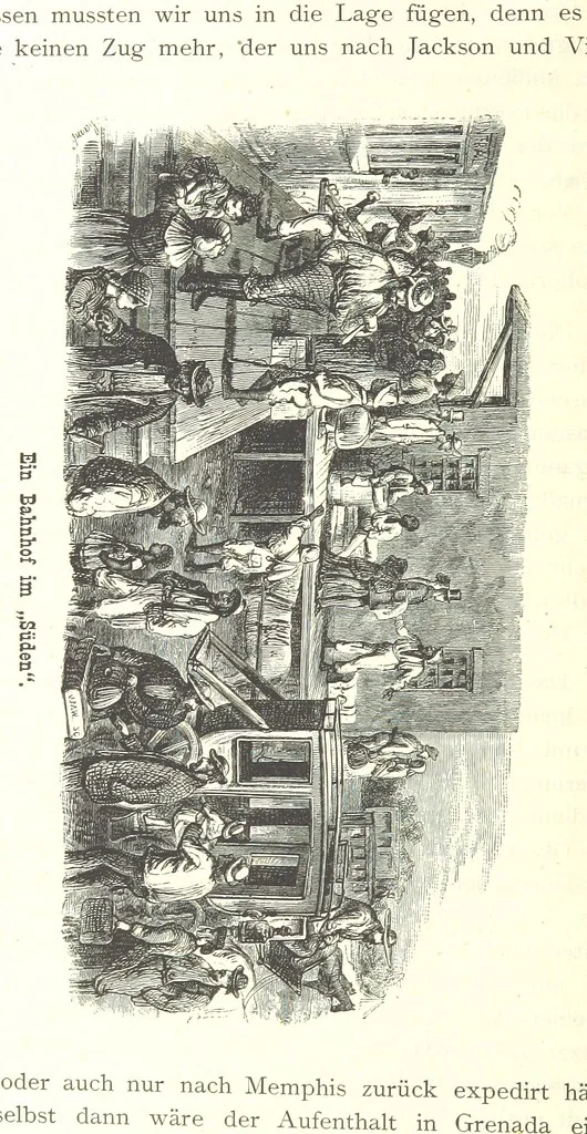 An illustration from Mississippi-Fahrten. Reisebilder aus dem amerikanischen Süden, 1879-1880, 1881, leaf 94