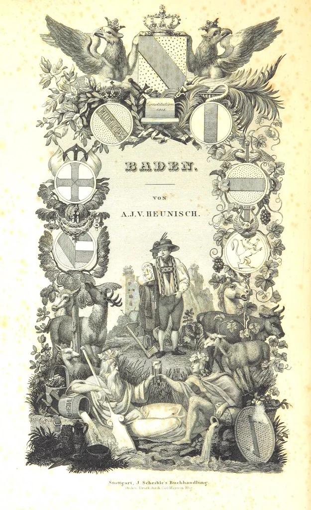 An illustration from Baden geographisch und malerisch beschrieben. Mit ... Ansichten, 1838, leaf 10