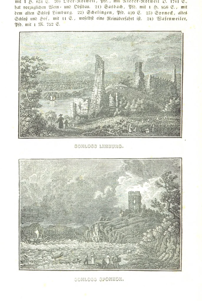 An illustration from Baden geographisch und malerisch beschrieben. Mit ... Ansichten, 1838, leaf 180