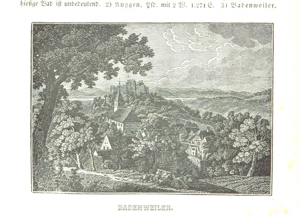 An illustration from Baden geographisch und malerisch beschrieben. Mit ... Ansichten, 1838, leaf 188