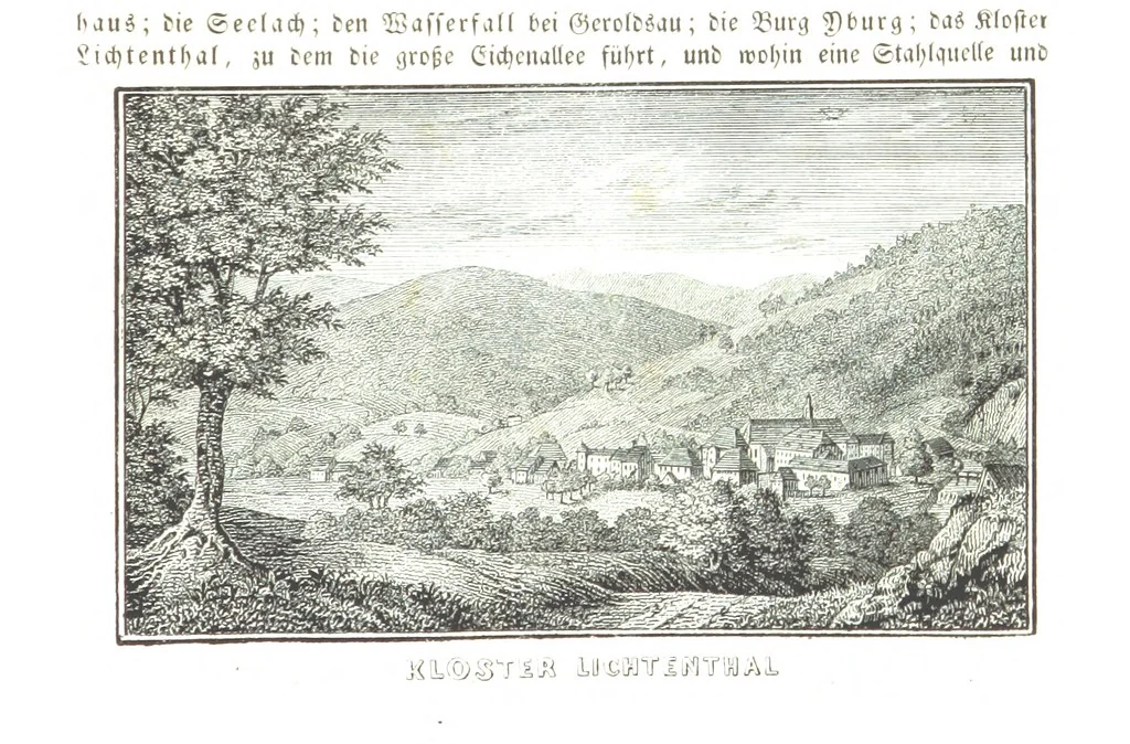 An illustration from Baden geographisch und malerisch beschrieben. Mit ... Ansichten, 1838, leaf 199