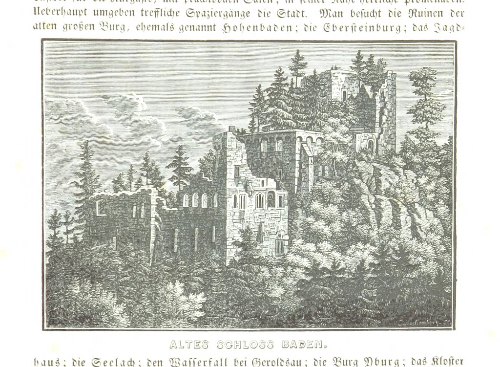 An illustration from Baden geographisch und malerisch beschrieben. Mit ... Ansichten, 1838, leaf 199