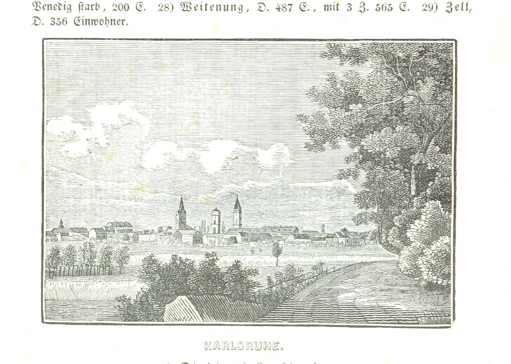 An illustration from Baden geographisch und malerisch beschrieben. Mit ... Ansichten, 1838, leaf 202