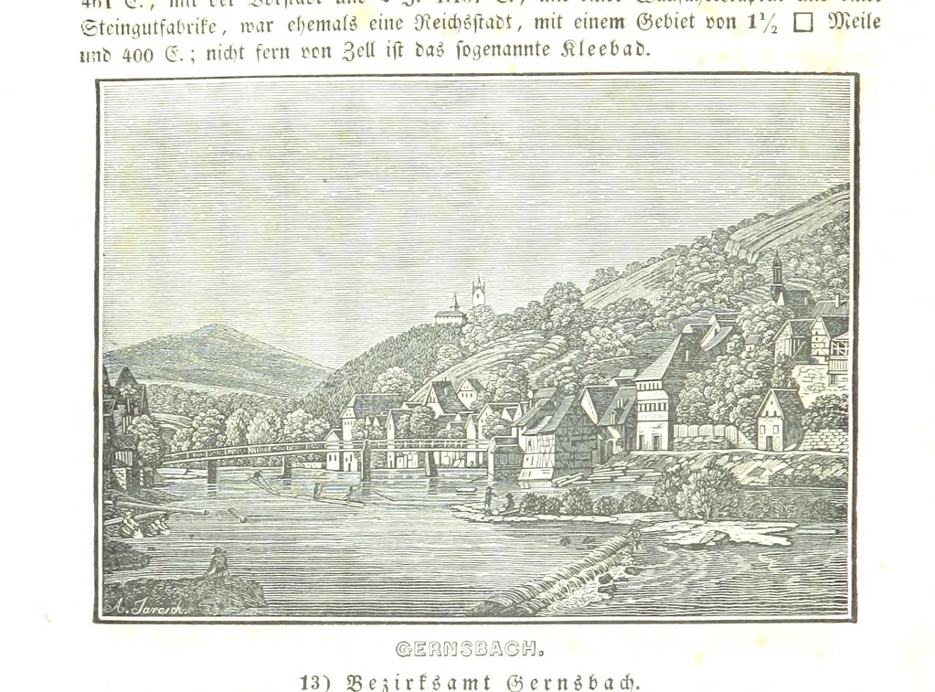 An illustration from Baden geographisch und malerisch beschrieben. Mit ... Ansichten, 1838, leaf 208