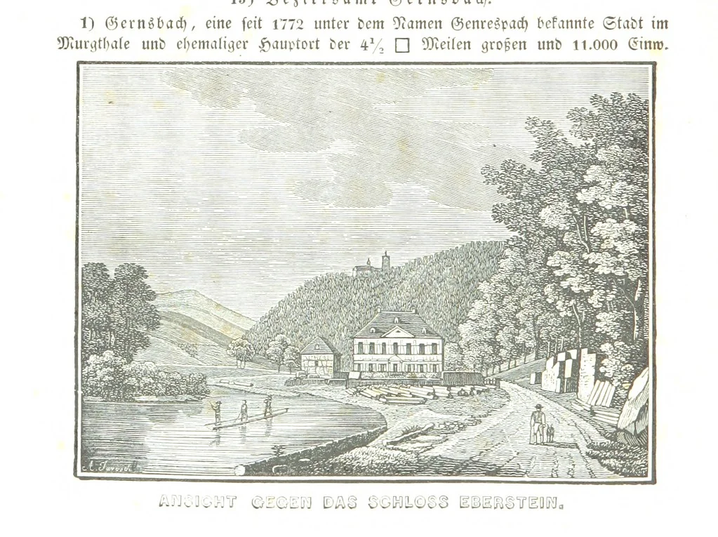 An illustration from Baden geographisch und malerisch beschrieben. Mit ... Ansichten, 1838, leaf 208