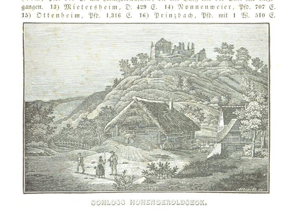 An illustration from Baden geographisch und malerisch beschrieben. Mit ... Ansichten, 1838, leaf 211