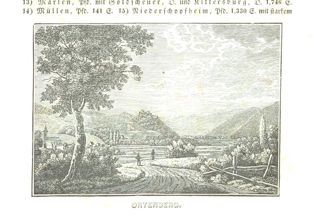 An illustration from Baden geographisch und malerisch beschrieben. Mit ... Ansichten, 1838, leaf 213