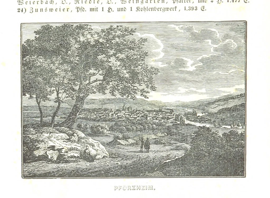 An illustration from Baden geographisch und malerisch beschrieben. Mit ... Ansichten, 1838, leaf 214