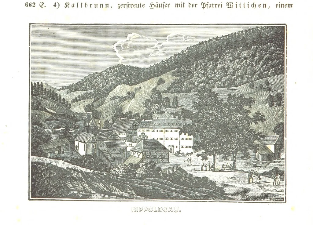 An illustration from Baden geographisch und malerisch beschrieben. Mit ... Ansichten, 1838, leaf 218