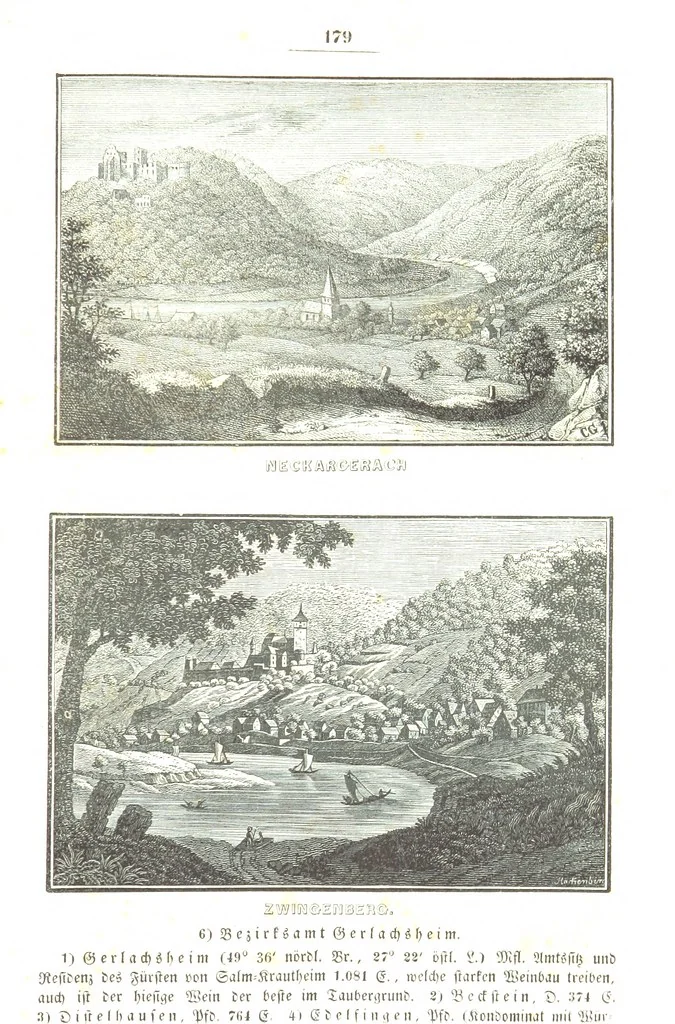 An illustration from Baden geographisch und malerisch beschrieben. Mit ... Ansichten, 1838, leaf 223