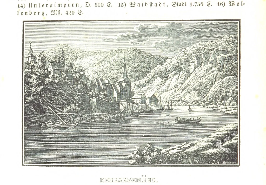 An illustration from Baden geographisch und malerisch beschrieben. Mit ... Ansichten, 1838, leaf 232