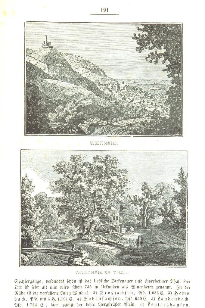 An illustration from Baden geographisch und malerisch beschrieben. Mit ... Ansichten, 1838, leaf 235