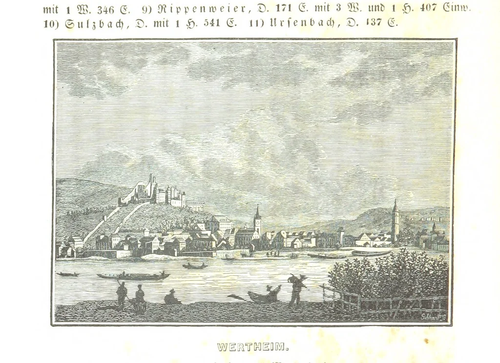 An illustration from Baden geographisch und malerisch beschrieben. Mit ... Ansichten, 1838, leaf 236
