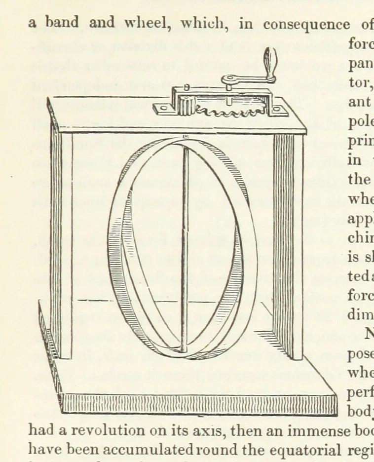 An illustration from The Earth? its physical condition and most remarkable phenomena, 1855, leaf 25