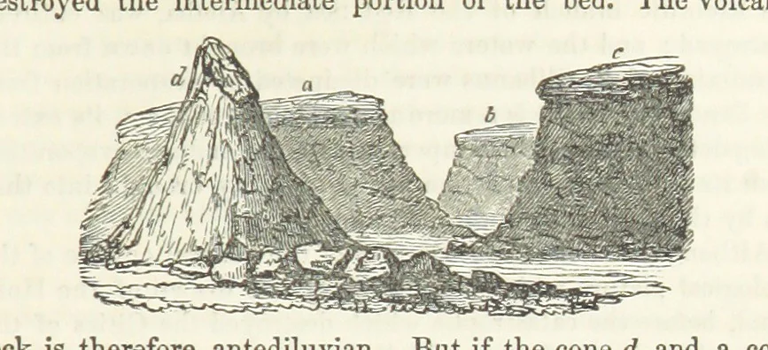 An illustration from The Earth? its physical condition and most remarkable phenomena, 1855, leaf 285