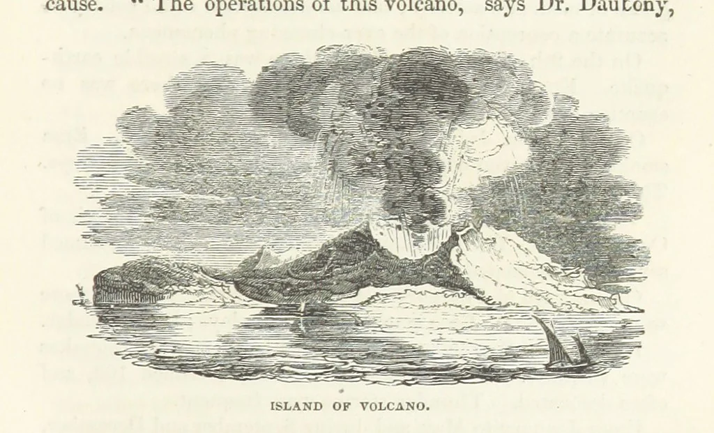 An illustration from The Earth? its physical condition and most remarkable phenomena, 1855, leaf 291