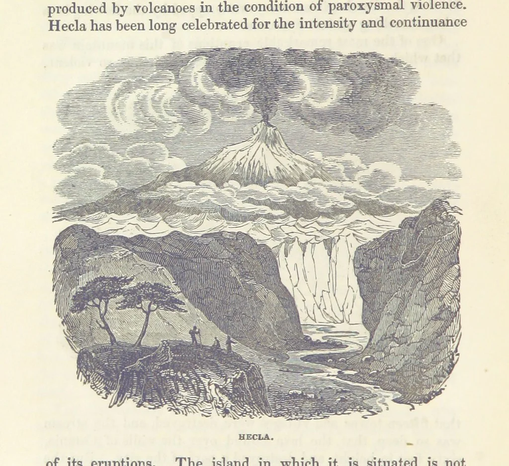 An illustration from The Earth? its physical condition and most remarkable phenomena, 1855, leaf 300