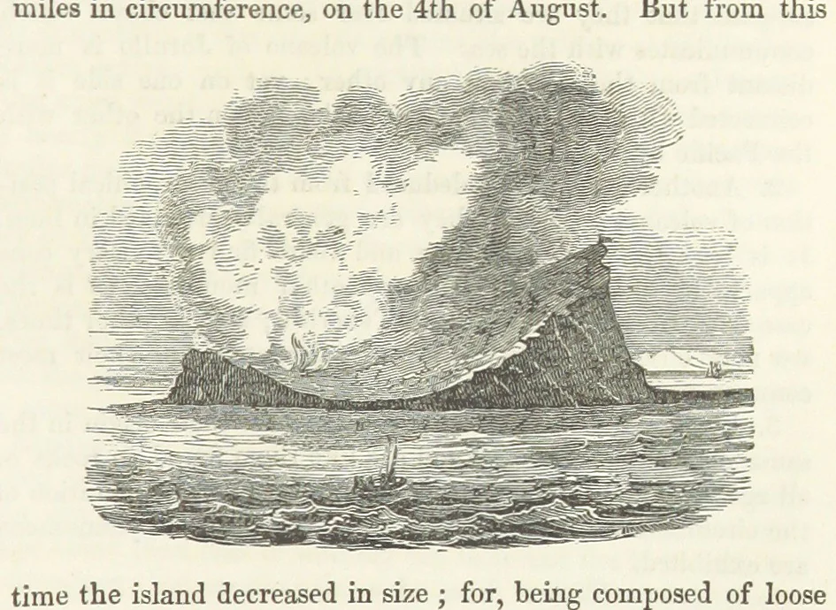 An illustration from The Earth? its physical condition and most remarkable phenomena, 1855, leaf 305