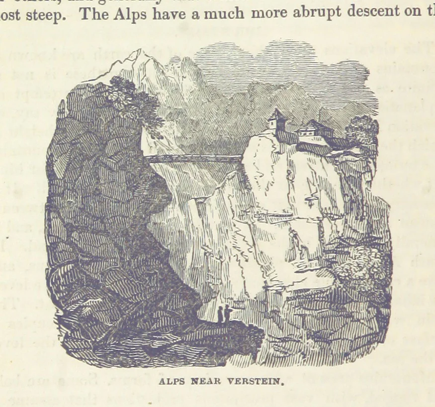 An illustration from The Earth? its physical condition and most remarkable phenomena, 1855, leaf 336