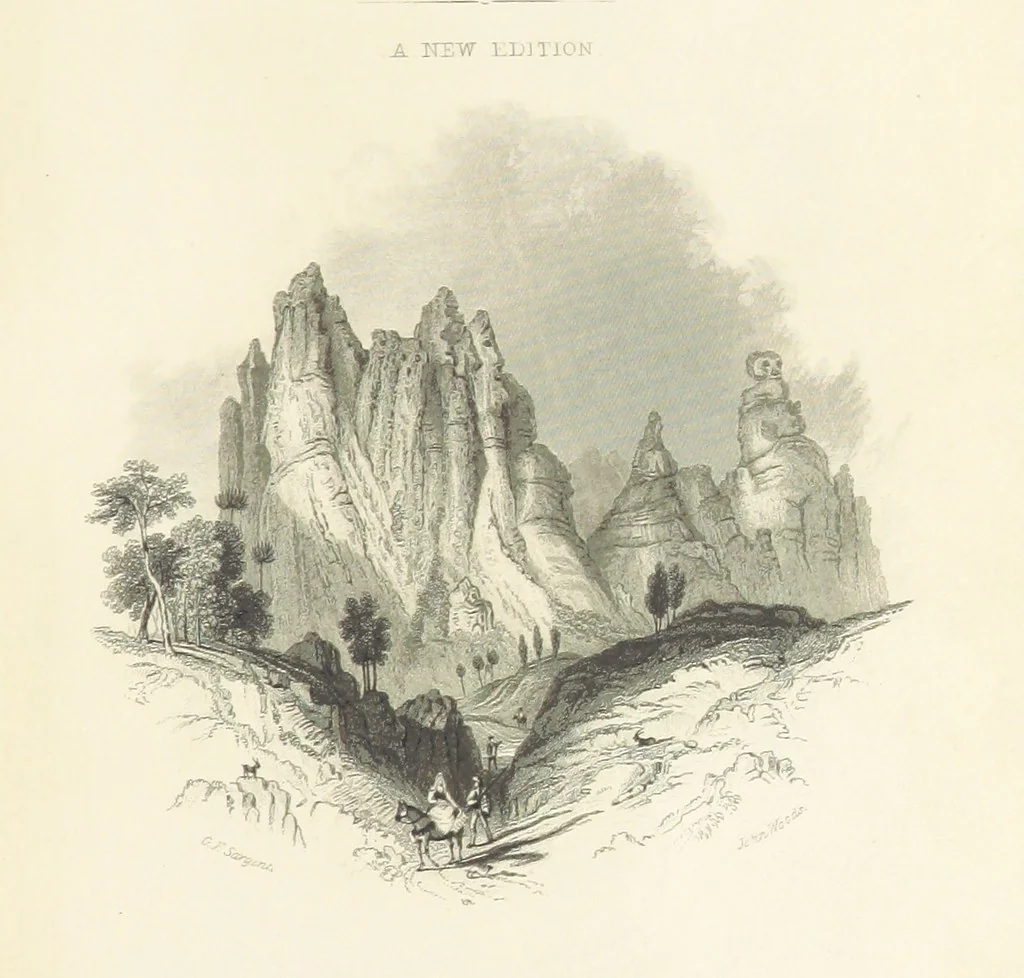 An illustration from The Earth? its physical condition and most remarkable phenomena, 1855, leaf 7