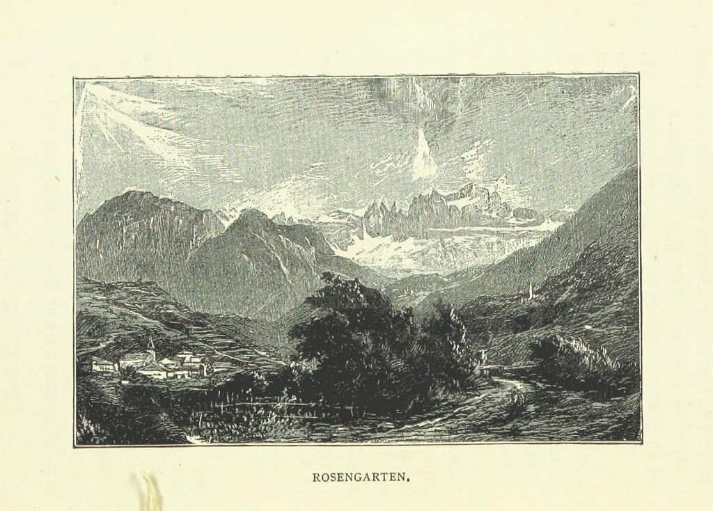An illustration from Rambles and scrambles in the Tyrol. By E. R. H. [i.e. E. R. Hill.] [With two chapters contributed by Henry Hill, 1885, leaf 111