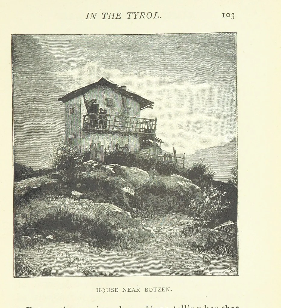 An illustration from Rambles and scrambles in the Tyrol. By E. R. H. [i.e. E. R. Hill.] [With two chapters contributed by Henry Hill, 1885, leaf 117