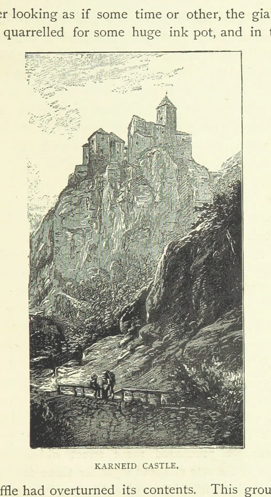 An illustration from Rambles and scrambles in the Tyrol. By E. R. H. [i.e. E. R. Hill.] [With two chapters contributed by Henry Hill, 1885, leaf 123