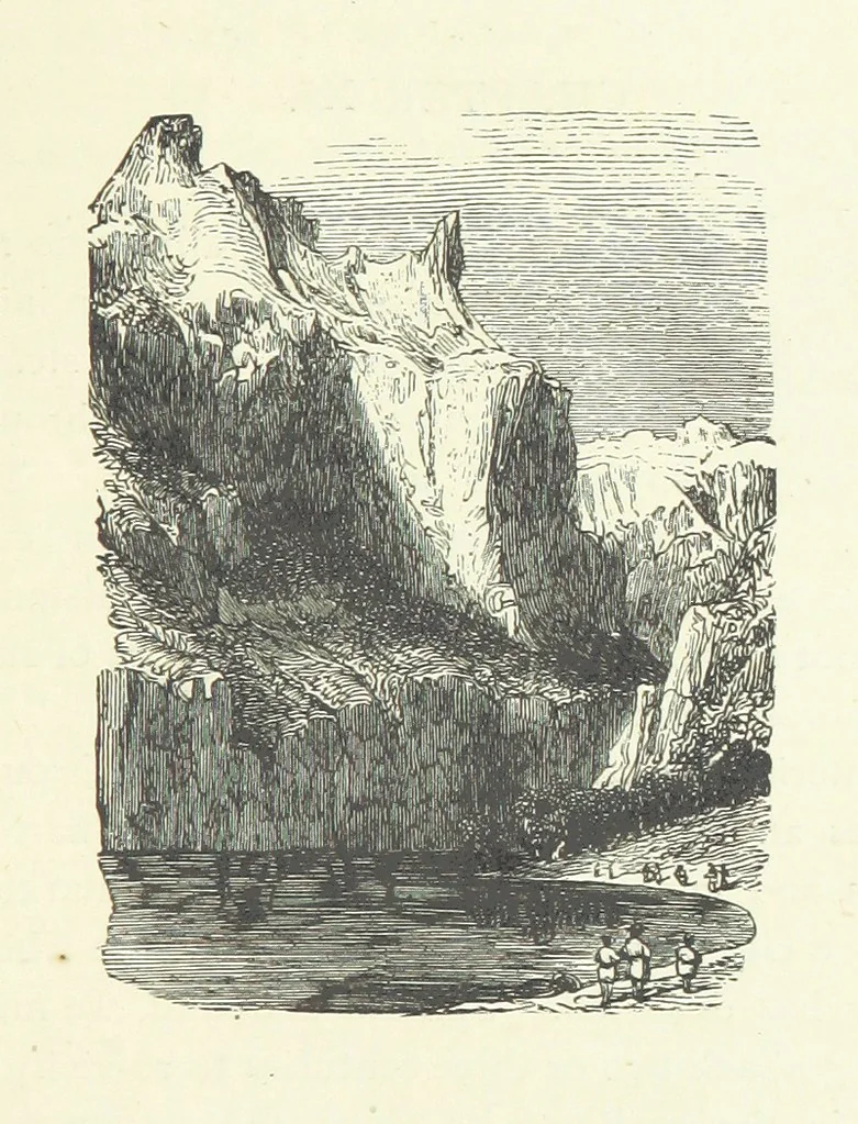 An illustration from Rambles and scrambles in the Tyrol. By E. R. H. [i.e. E. R. Hill.] [With two chapters contributed by Henry Hill, 1885, leaf 131