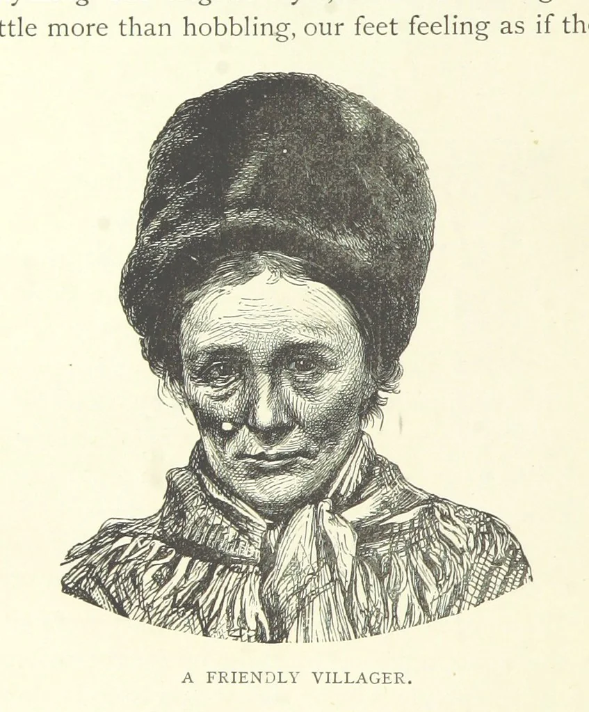An illustration from Rambles and scrambles in the Tyrol. By E. R. H. [i.e. E. R. Hill.] [With two chapters contributed by Henry Hill, 1885, leaf 78