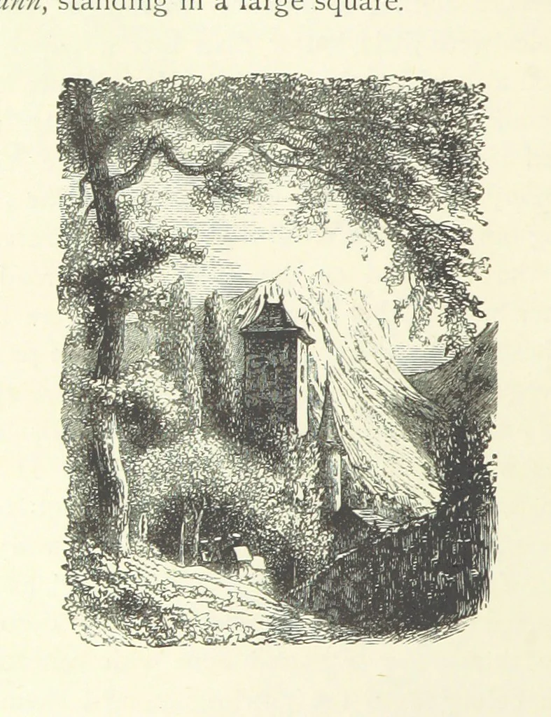 An illustration from Rambles and scrambles in the Tyrol. By E. R. H. [i.e. E. R. Hill.] [With two chapters contributed by Henry Hill, 1885, leaf 94