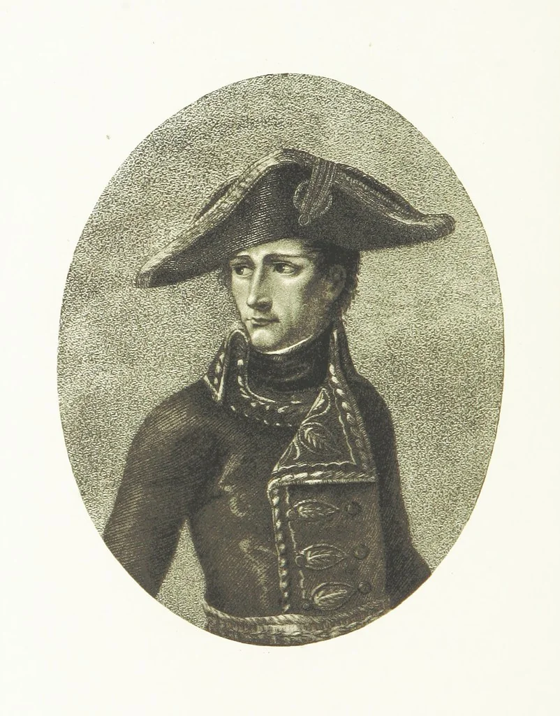 An illustration from A Metrical History of the Life and Times of Napoleon Bonaparte. A collection of poems and songs ... selected and arranged with introductory notes and connecting narrative ... With ... illustrations, 1896, leaf 126